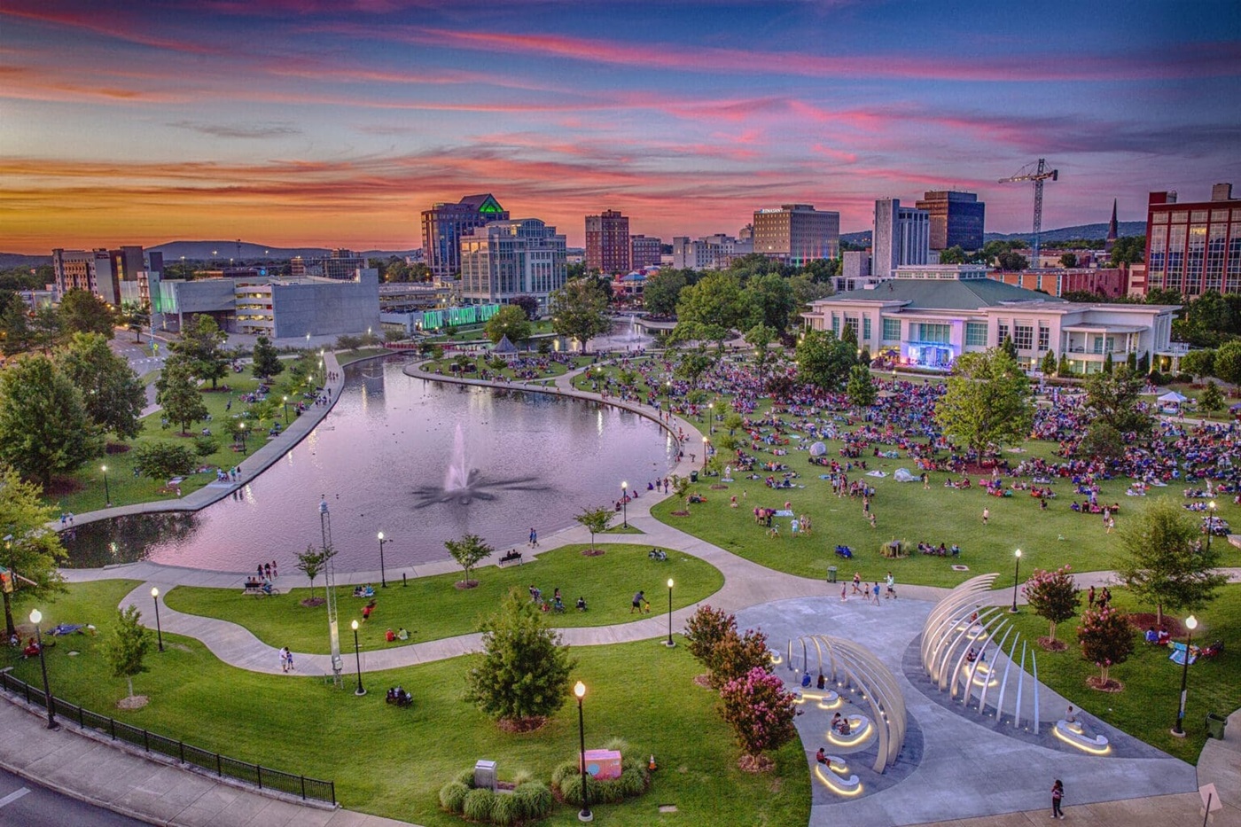 Huntsville Skyline and Parks
